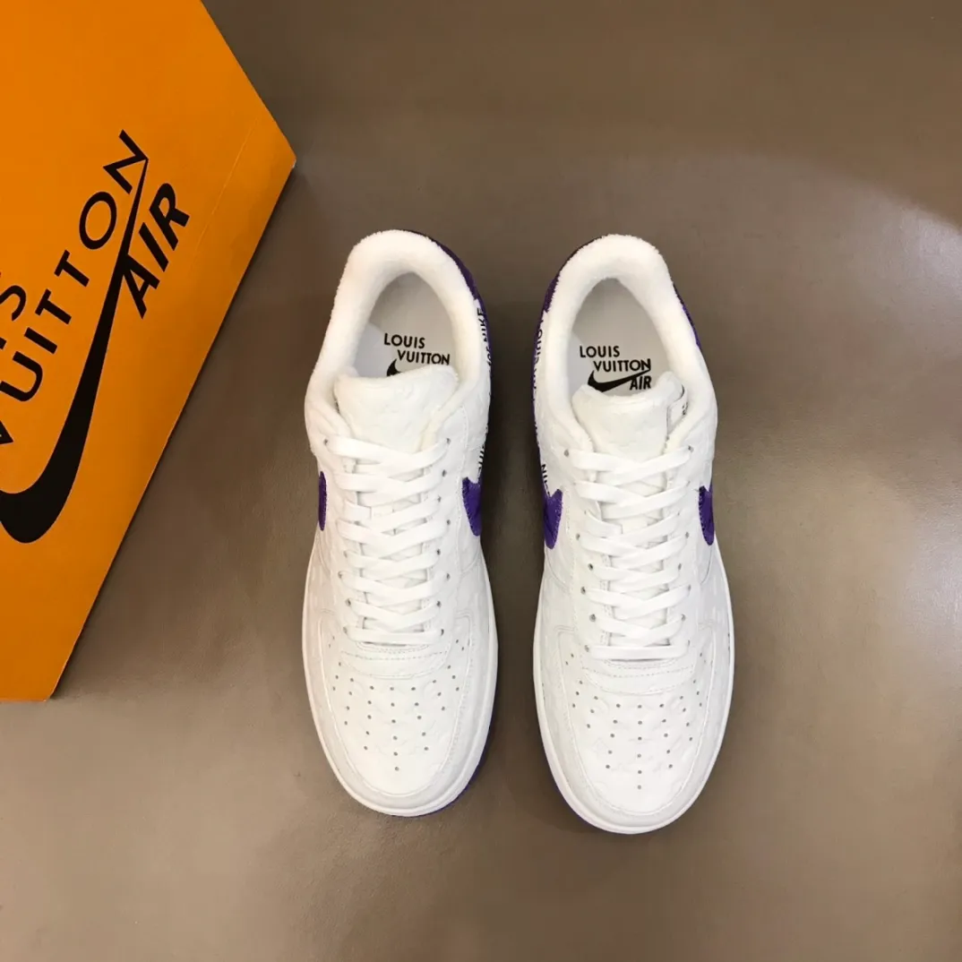 Men's shoes 💰p420 "*OUIS *UITTO*" x OFF-WHITE x Nike tripartite collaboration! Trendy and cool men's casual sports shoes with unrivaled color matching. The design idea basically continues the style of THE TEN. The Swoosh line and tongue label have a very familiar visual effect and are both fashionable and trendy! A must-have for fashionistas! The effect on your feet is absolutely stunning! (The original drawer packaging accessories are complete) Code number 38-45